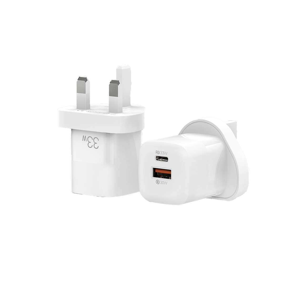 شارژر دیواری 33 وات GaN رسی مدل RC22 UK
