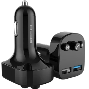 شارژر فندكي و گیرنده بلوتوث RECCI مدل RCC-N02