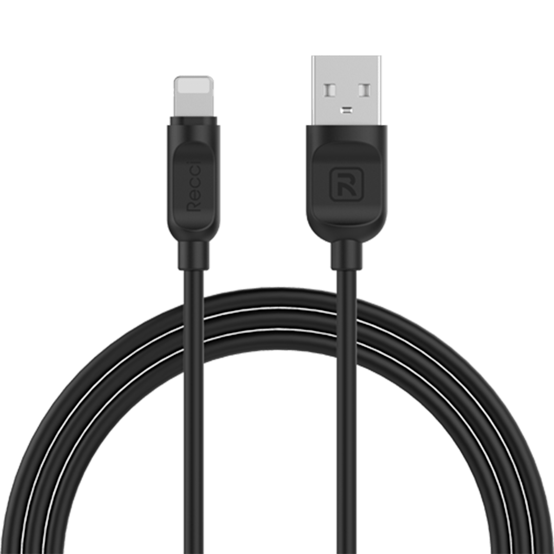 کابل شارژ و انتقال دیتا USB به لایتنینگ RECCI مدل RCL-P100