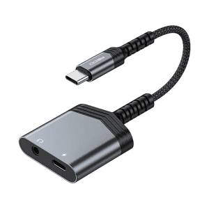 مبدل تایپ سی به جک 3.5 میلی متر و درگاه تایپ سی PD60W رسی مدل RDS-A19