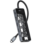هاب 6 پورت رسی مدل RH17 - تایپ سی به Type-C, HDMI, USB3.0, RJ45