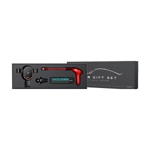 پک هدیه خودرو رسی مدل RGB-N05 – شامل شارژر فندکی، هولدر موبایل و دستگاه پارک موقت
