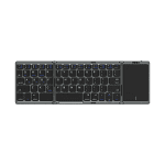 کیبورد تاشو بی سیم شارژی رسی مدل RCS-K01 - دارای تاچ پد