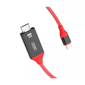 کابل تایپ سی به HDMI ایکس او مدل GB005 – طول 2 متر