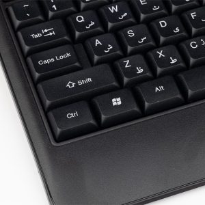 کیبورد و موس بی‌سیم ۱۰۴ کلید هیسکا مدل H-MK15W