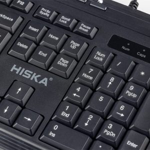 کیبورد سیمی ۱۱۲ کلید هیسکا مدل HX-KE200