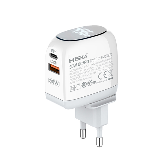 شارژر دیواری 30 وات هیسکا مدل H-115PD