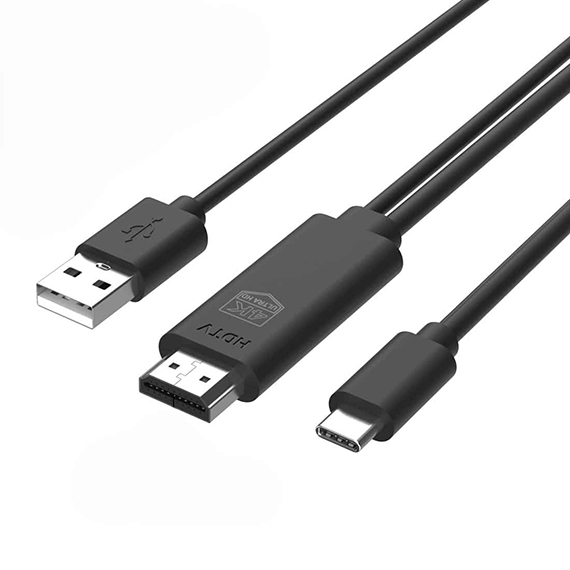 کابل USB-C به HDMI پرووان مدل PCH77 طول 1.8 متر