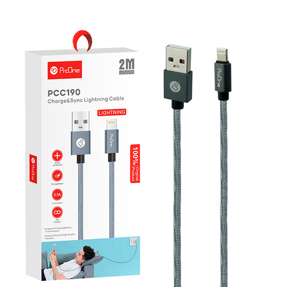 کابل USB به Lightning پرووان مدل PCC190