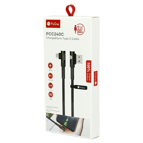کابل USB به Type-C پرووان مدل PCC240C