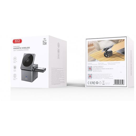 شارژر وایرلس 15 وات ایکس او مدل XO-CX027