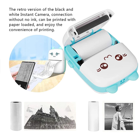 مینی پرینتر حرارتی مدل Portable Mini Printer