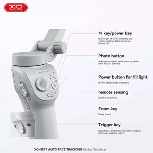 گیمبال و استبلایزر موبایل ایکس او مدل XO-SS17
