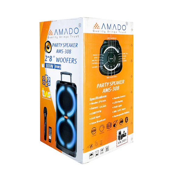 اسپیکر بلوتوثی آمادو مدل AMS-308