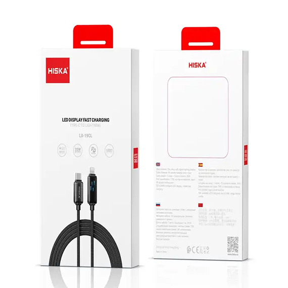 کابل USB-C به Lightning هیسکا مدل LX-19CL