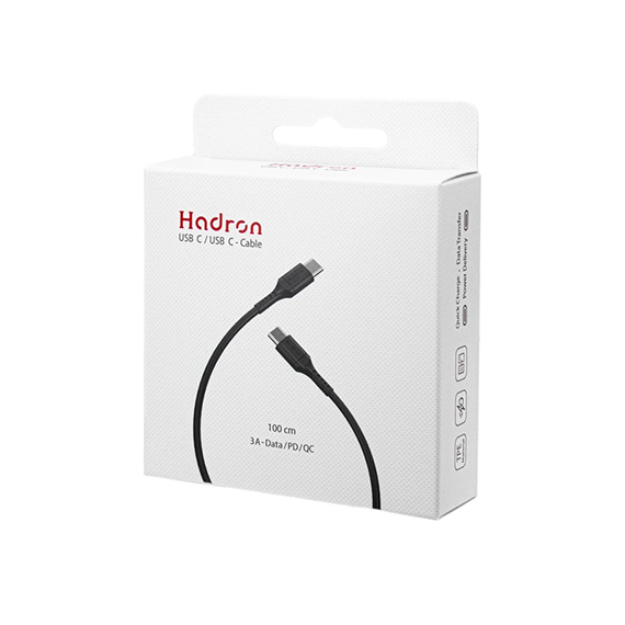 کابل USB-C به USB-C هادرون مدل HTC-C-C01