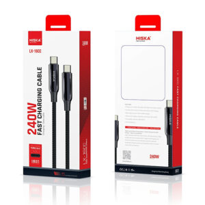 کابل USB-C به USB-C هیسکا مدل LX-16CC