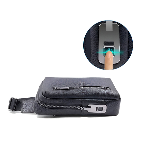 کیف دوشی با قفل اثر انگشت FIPILOCK مدل FL-V2214