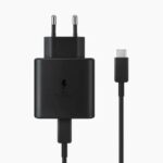 شارژر سامسونگ 45 وات 2 پین مدل EP-T4510 به همراه کابل تبدیل USB-C (های کپی)