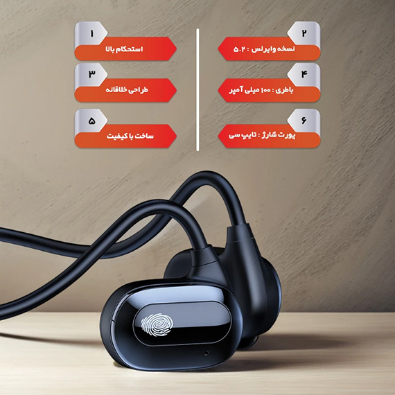 هندزفری بی سیم رسی مدل REP-W63