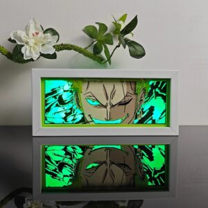 چراغ خواب سه بعدی مدل انیمه ای طرح zoro smiling