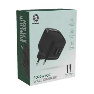 شارژر دو پورت گرین لاین 20 وات مدل GNPDQ2EUWC