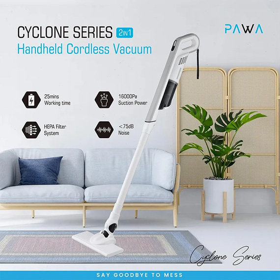 جارو شارژی پاوا مدل PW-CSVC164L-WH