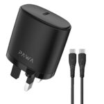 شارژر دیواری 20 وات پاوا مدل Solid Travel Charger همراه کابل Type-C