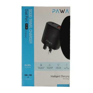 شارژر دیواری 38 وات پاوا مدل Solid Travel Charger Dual