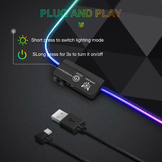 ماوس پد گیمینگ اونیکوما مدل MP006 RGB