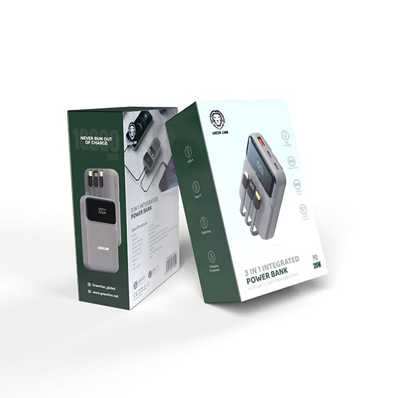 پاوربانک 10000 میلی آمپر گرین لاین مدل GN3N1PB10PD