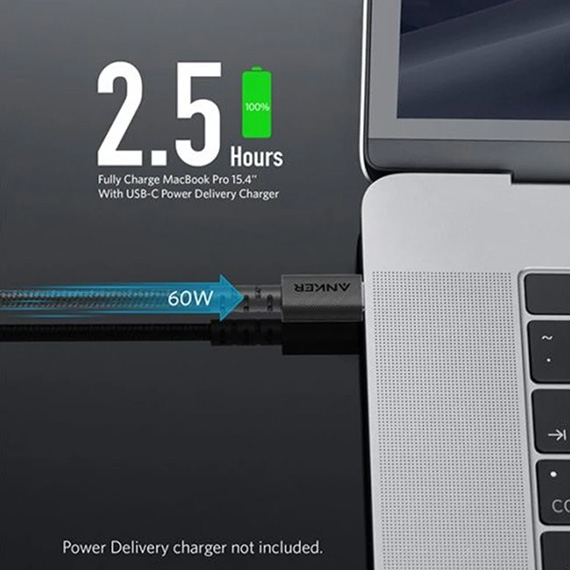 کابل USB-C به USB-C انکر مدل Powerline Select A8032