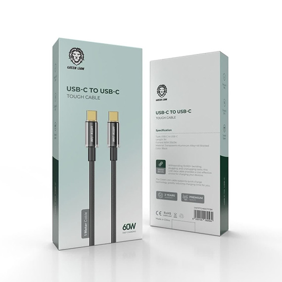 کابل USB-C به USB-C گرین لاین مدل GNTPTGH60CTC