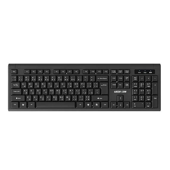 کیبورد و ماوس بی سیم گرین لاین مدل GKM-200