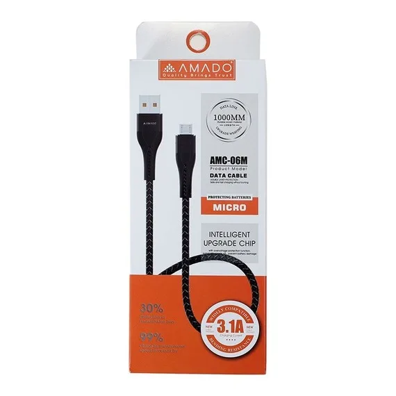 کابل USB به MicroUSB آمادو مدل AMC-06M
