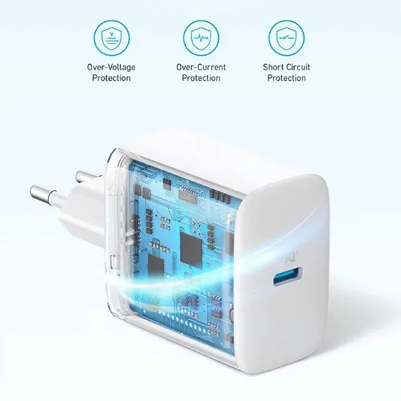 شارژر دیواری 20 وات انکر مدل Select Charger A2347