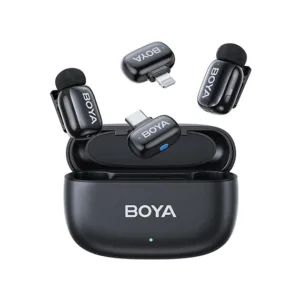 میکروفون یقه ای بی سیم بویا مدل Boya Mini 12 Combo