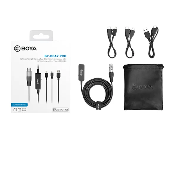 کابل میکروفون بویا مدل BY-BCA7 Pro