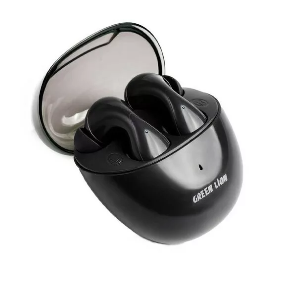 GNATHNSTWSBK Green Lion Athens Premium Sound Wireless Earbuds Black