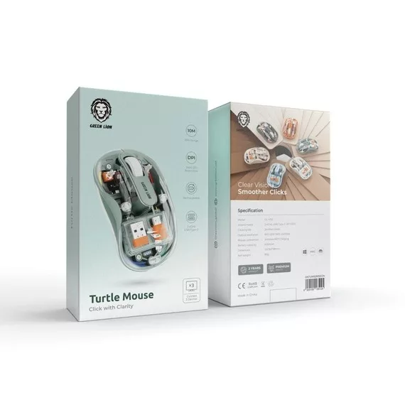 موس وایرلس گرین لاین مدل Turtle