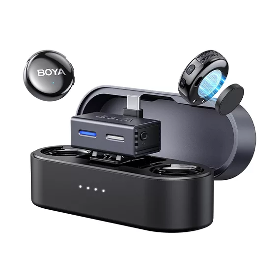 ست میکروفون یقه ای بی سیم بویا مدل BoyaLink 3-02