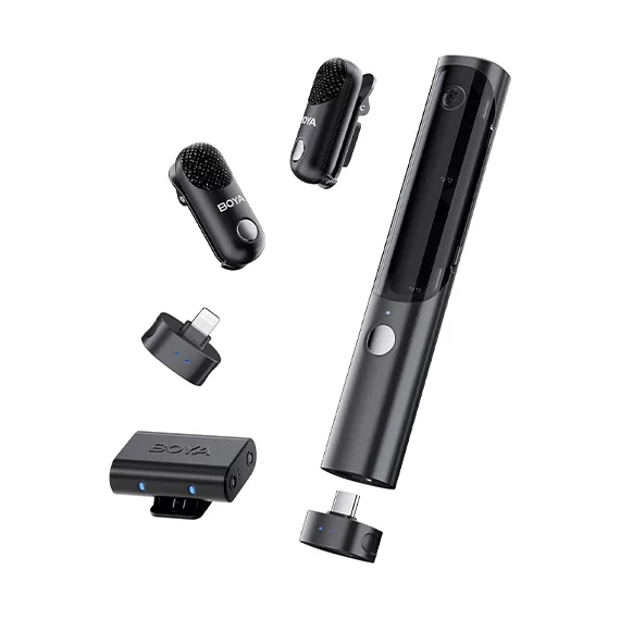 میکروفون بی سیم یقه ای مگنتی و دستی بویا مدل BOYA MAGIC-02