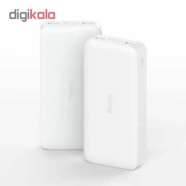 پاوربانک 18 وات شیائومی مدل Redmi PB200LZM ظرفیت 20000 میلی آمپر ساعت