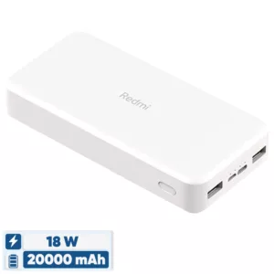 پاوربانک 18 وات شیائومی مدل Redmi ظرفیت 20000 میلی آمپر