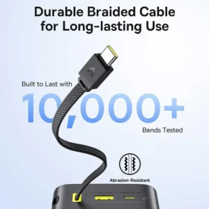 پاوربانک 22 وات بیسوس مدل EnerFill FC51 Bipow 2 Pro ظرفیت 30000 میلی‌آمپرساعت