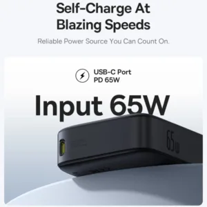 پاوربانک بیسوس مدل Free2Pull 65W ظرفیت 20000 میلی آمپر ساعت به همراه کابل USB-C