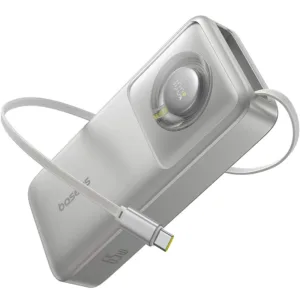 پاوربانک بیسوس مدل Free2Pull 65W ظرفیت 20000 میلی آمپر ساعت به همراه کابل USB-C