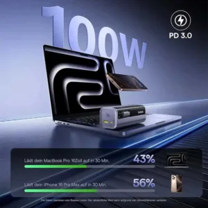 پاوربانک 145 وات بیسوس مدل EnerGeek GR11 ظرفیت 10000 میلیآمپرساعت
