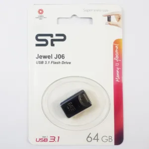 فلش مموری سیلیکون پاور Jewel J06 ظرفیت 64 گیگابایت، رابط USB 3.1 و سازگار با USB 2.0، مقاوم در برابر آب، گرد و غبار و لرزش، ابعاد کوچک و وزن سبک