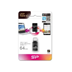 فلش مموری OTG سیلیکون پاور مدل Mobile C31 ظرفیت 64 گیگابایت